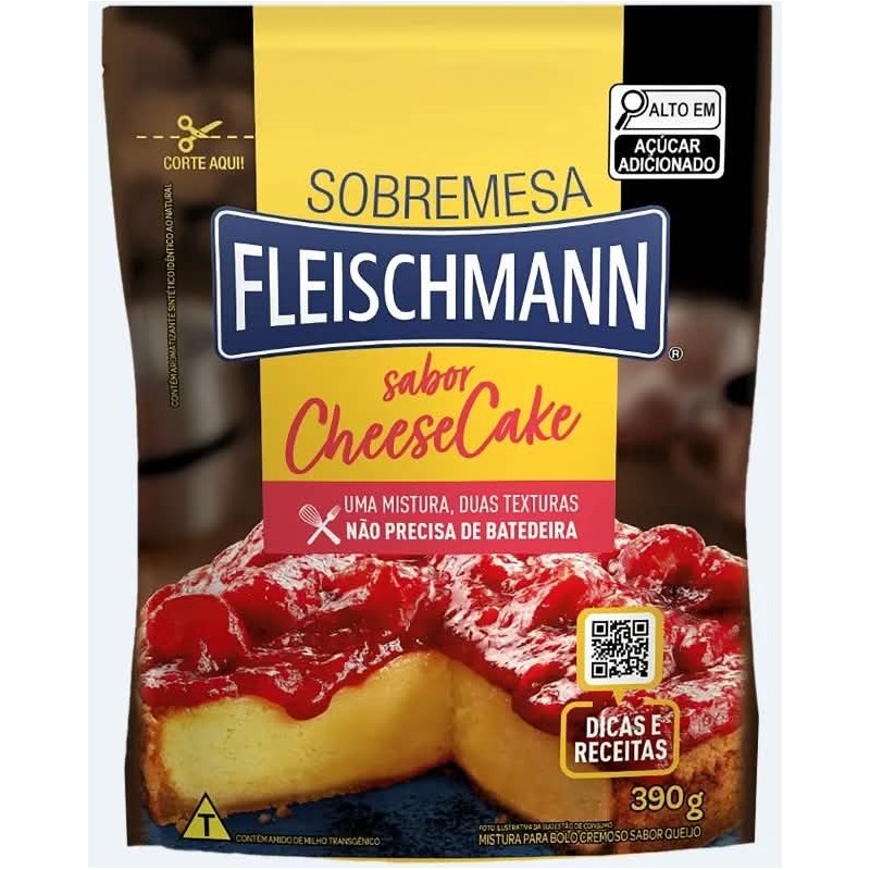 FLEIS M.BOLO ESC CHEESECAKE 390GR CX/20