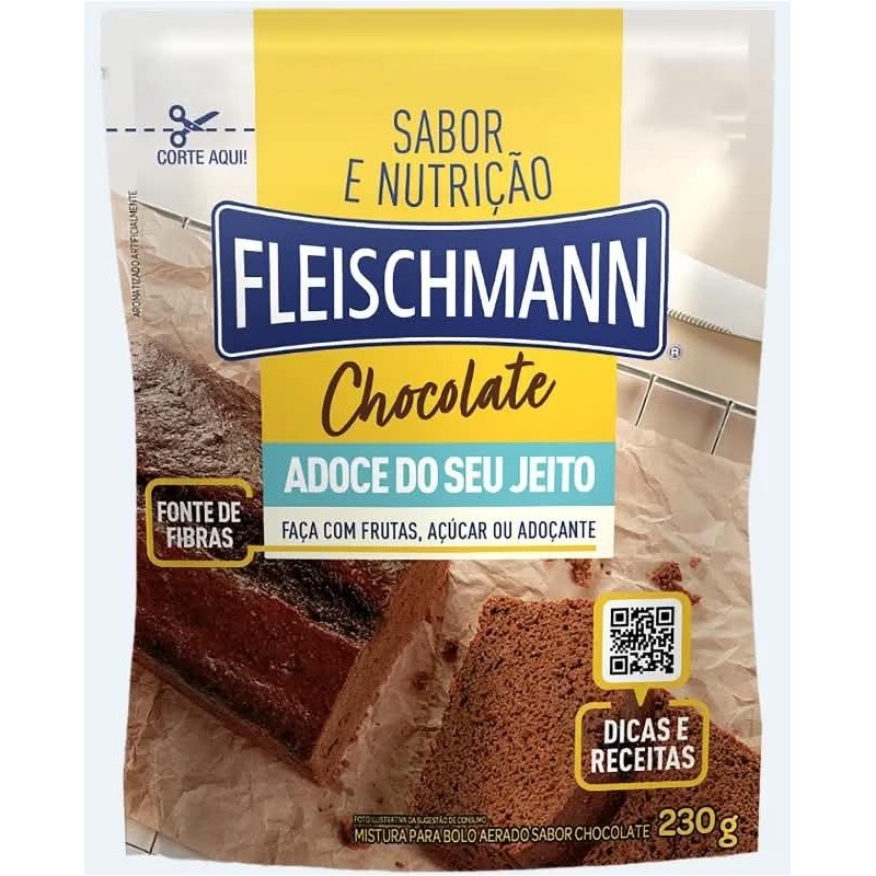 FLEIS M.BOLO ESC CHOC ADOCE 230GR CX/12