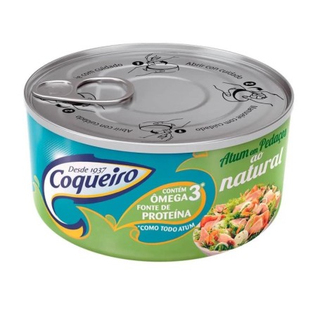 COQUEIRO ATUM PEDACO NATURAL 170GR CX/24