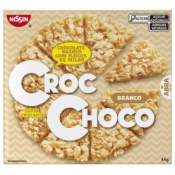 NISSIN CROC CHOCO BRANCO 44GR CX/24