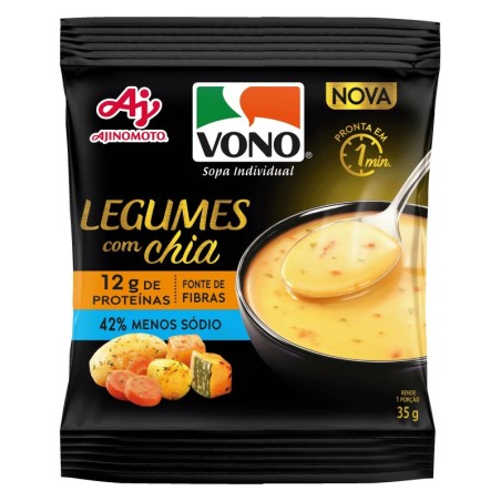 VONO PROTEI LEGUMES/CHIA DP 12X35GR CX/4