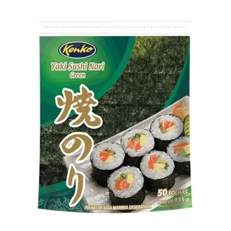 SAK. YAKI SUSHI GREEN 50 FOLHAS CX/10
