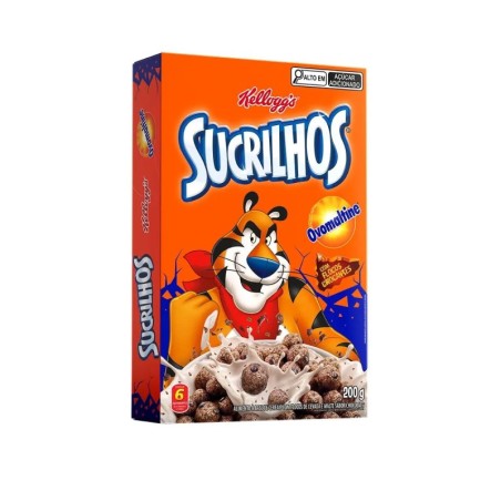 KELLOGGS SUCRILHOS OVOMALTINE 200G CX/36