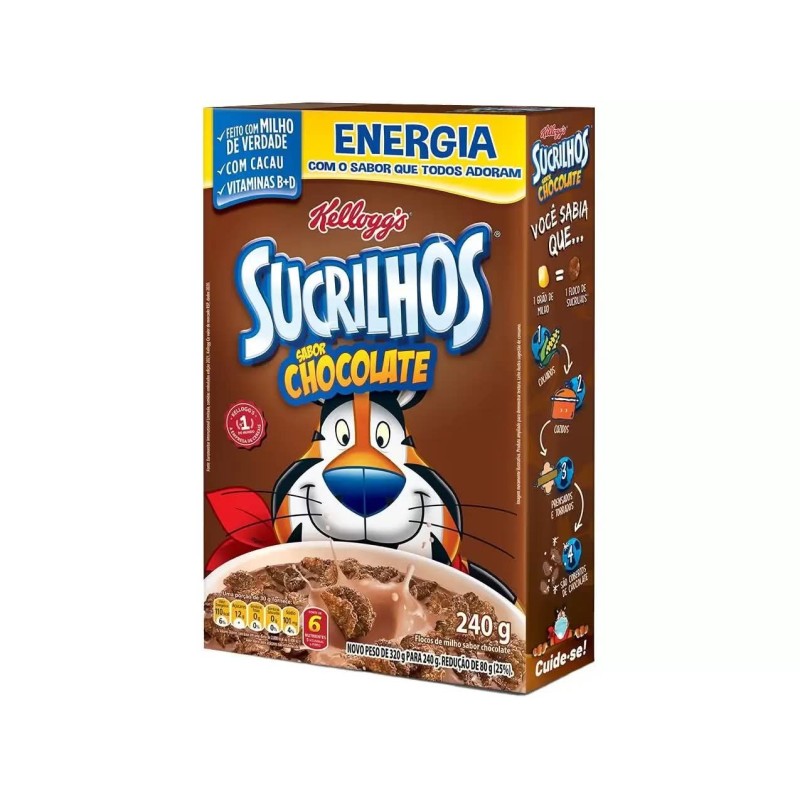 KELLOGGS SUCRILHOS CHOCOLATE 240G CX/36