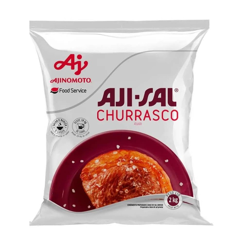 AJI SAL CHURRASCO 2KG SACO CX/5