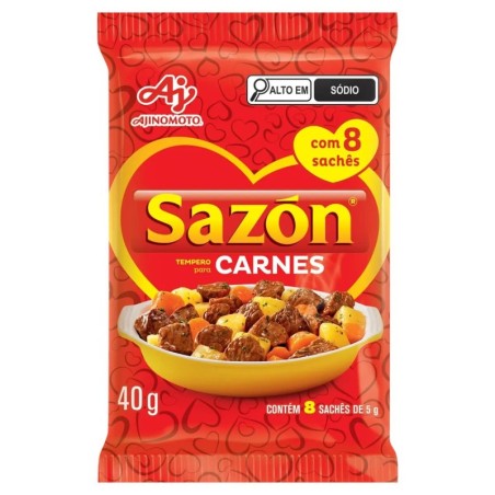 SAZON VERMELHO 40GR CX/48