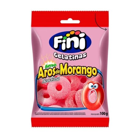FINI BALA GELAT AROS MORANGO 80GR CX/12