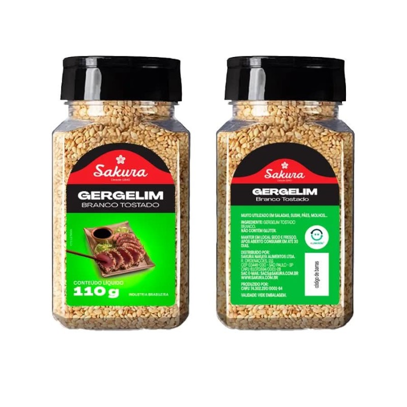 GERGELIM TOST BRANCO POTE 110GR CX/12