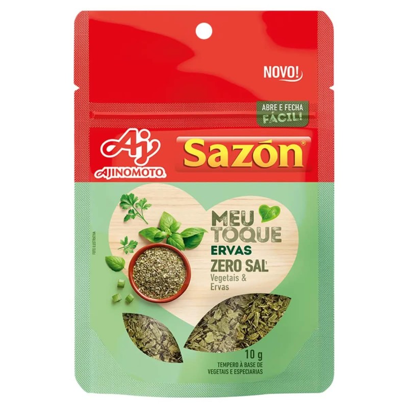SAZON MEU TOQUE ERVAS POUCH 10G CX21