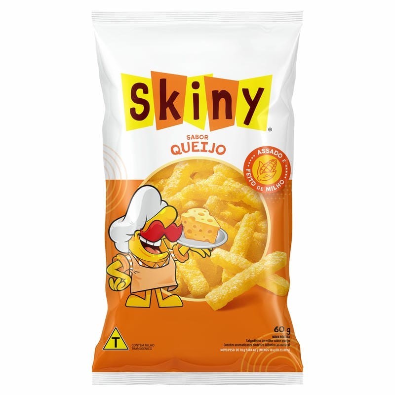SKINY CLASSICO QUEIJO 60GR CX/24