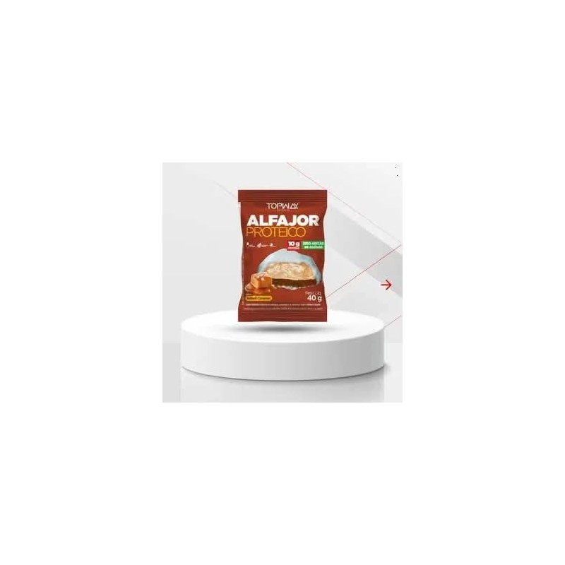TOPWAY ALFAJOR SALTED CARAM 10X40G CX/40