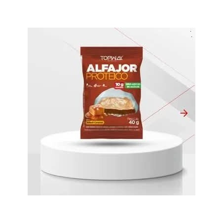 TOPWAY ALFAJOR SALTED CARAM 10X40G CX/40