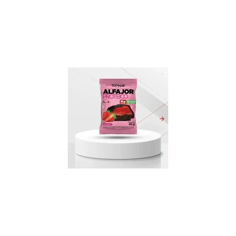 TOPWAY ALFAJOR MORANGUINHO 10X40G CX/40