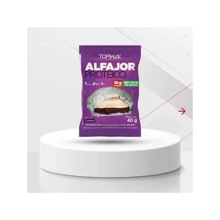 TOPWAY ALFAJOR COOKIES BCO 10X40G CX/40