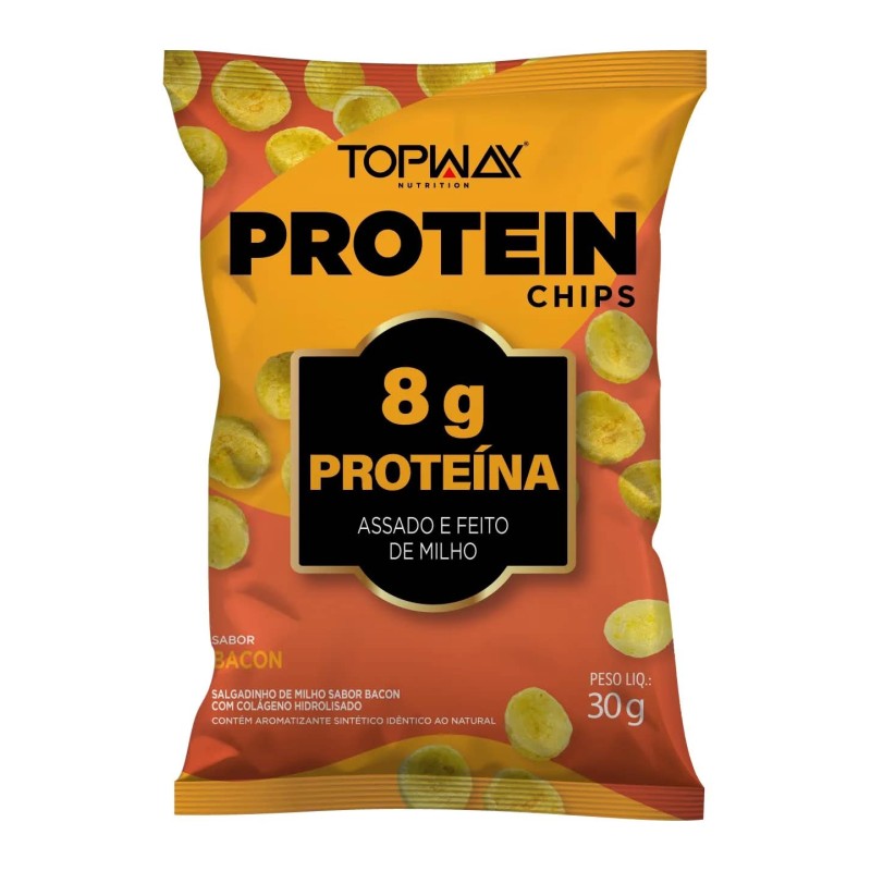 TOPWAY PROTEIN CHIPS BACON 30G CX/10