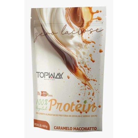 TOPWAY WHEY 100% ZR LACT CARAME 450GCX/4