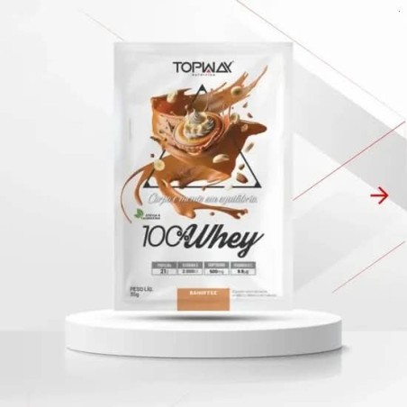 TOPWAY WHEY 100% BANOFFE 10X35G CX/80