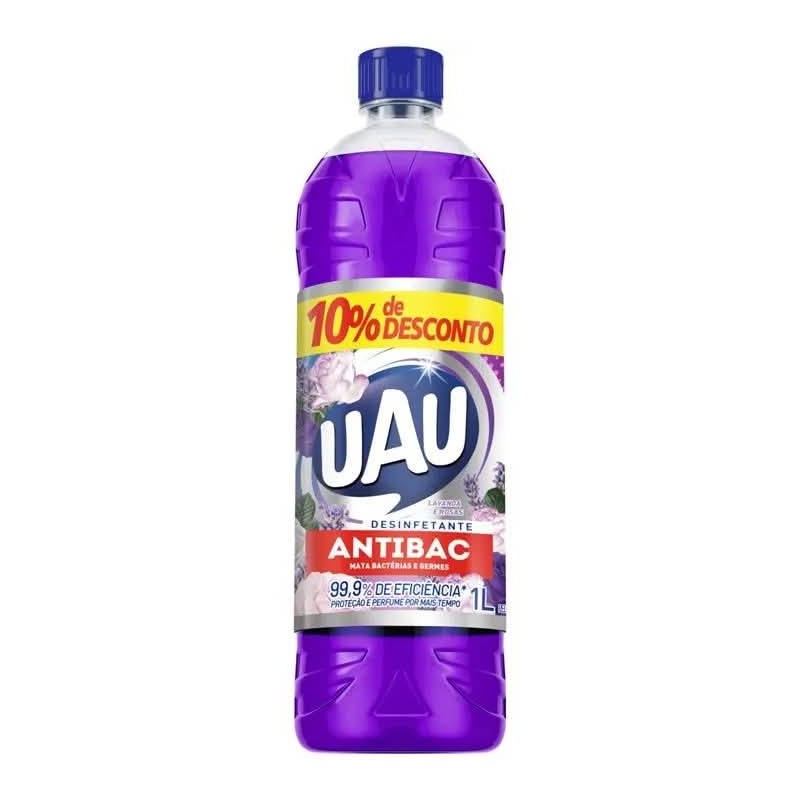 UAU ANTIBAC LAVANDA/ROSAS PROM 1L CX/15