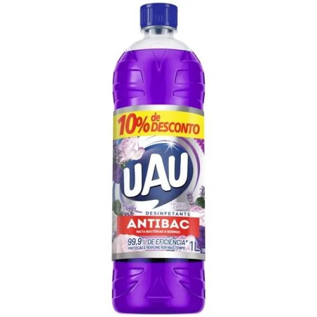 UAU ANTIBAC LAVANDA/ROSAS PROM 1L CX/15