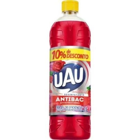UAU ANTIBAC FLOR/FRUTA VER PROM 1L CX/15
