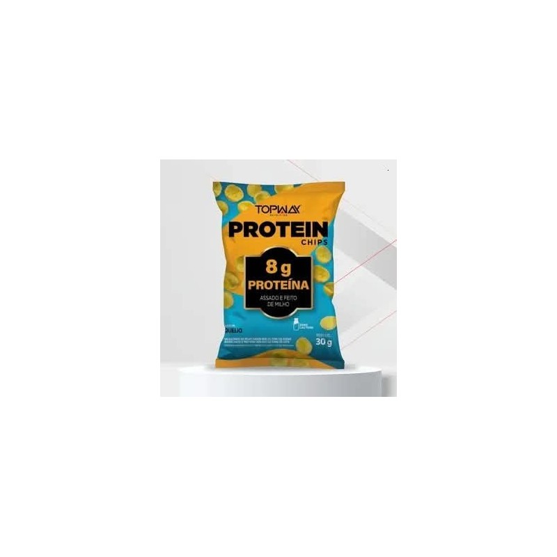TOPWAY PROTEIN CHIPS QUEIJO 30G CX/10
