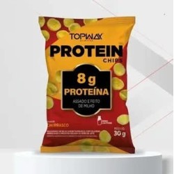 TOPWAY PROTEIN CHIPS CHURRASCO 30G CX/10