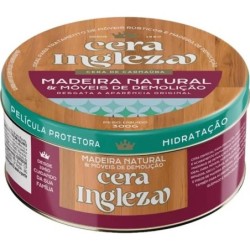 CERA INGLEZA PASTA MADEI NATU 300G CX/12