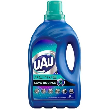 UAU LAVA ROUPAS ACTIVE 3L CX/4
