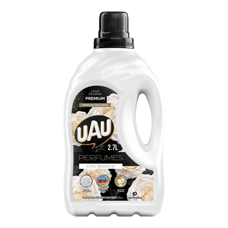 UAU LAVA ROUPAS CHA BRANCO 2,7L CX/4