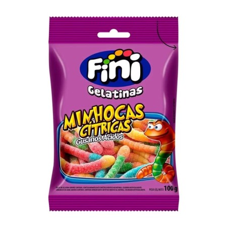 FINI BALA GELAT MINHOCAS CIT 80GR CX/12
