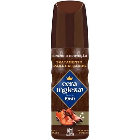 CERA INGLEZA LIQ CALC MARROM 60ML CX/24