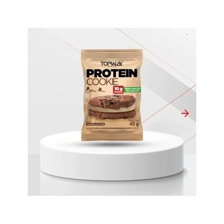 TOPWAY PROT COOKIE CHO/AVEL 10X45G CX/40