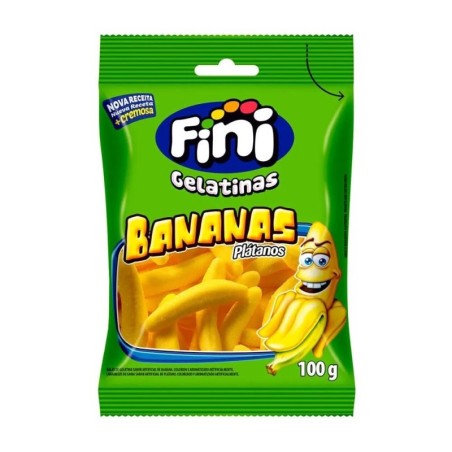 FINI BALA GELATINAS BANANAS 80GR CX/12
