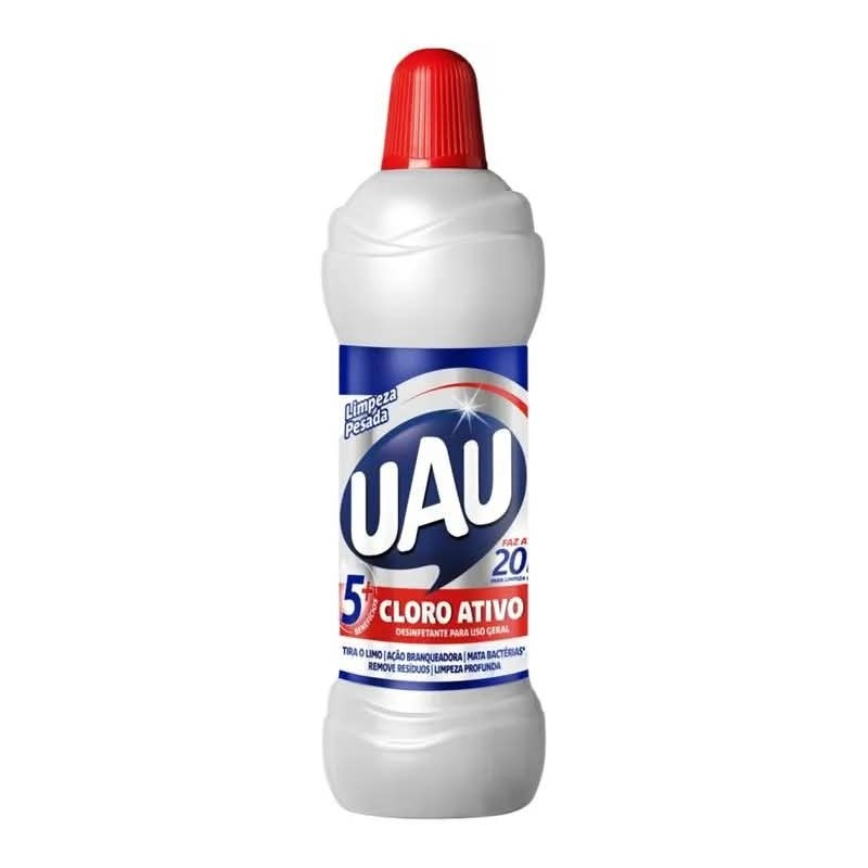 UAU LIMP PESADA CLORO ATIVO 500ML CX/24