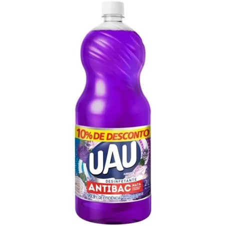 UAU DESINF ANTIB LAVAN/ROSA PROM 2L CX/8