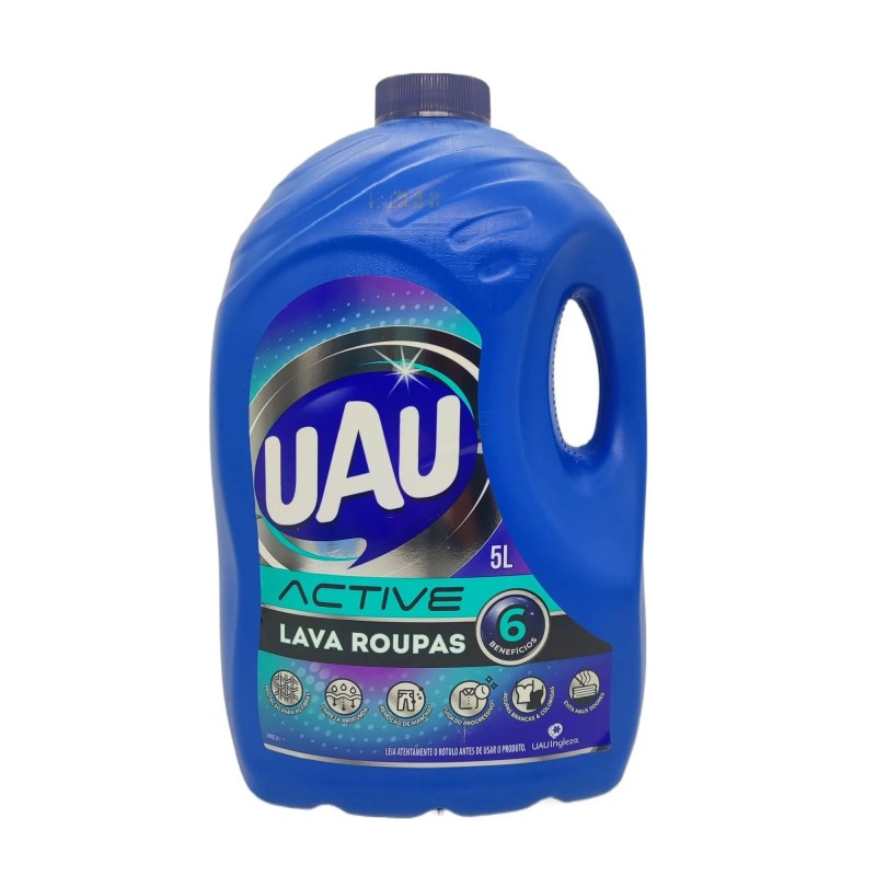 UAU LAVA ROUPAS ACTIVE 5L CX/4