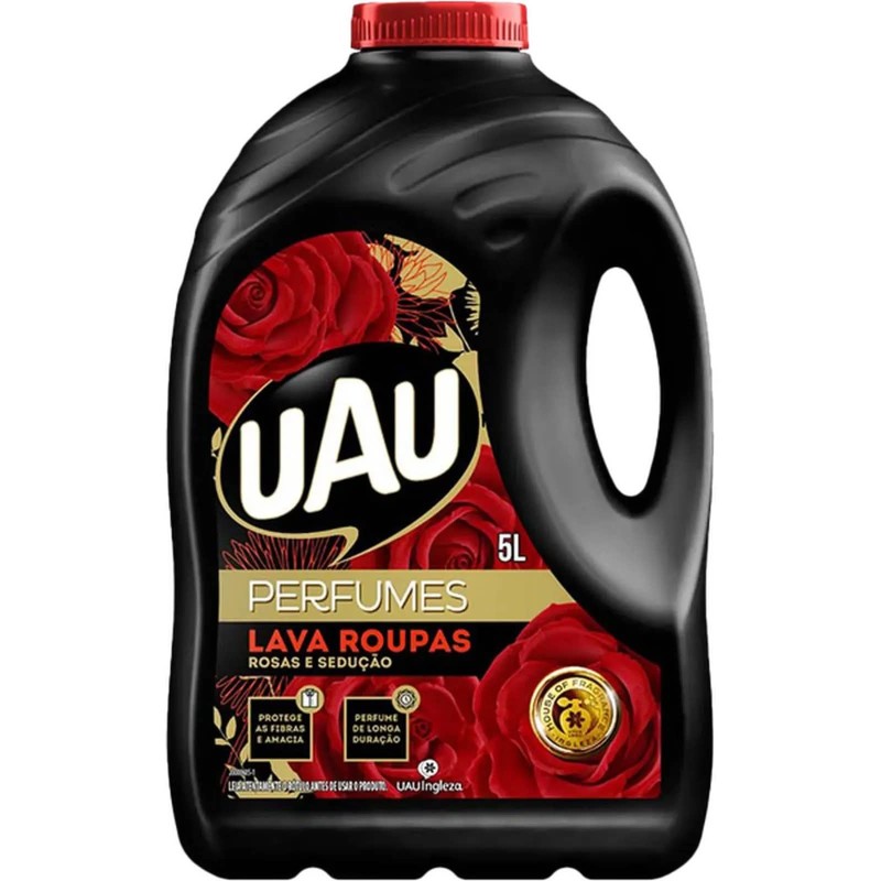 UAU LAVA ROUPAS ROSAS E SEDUCAO 5L CX/4