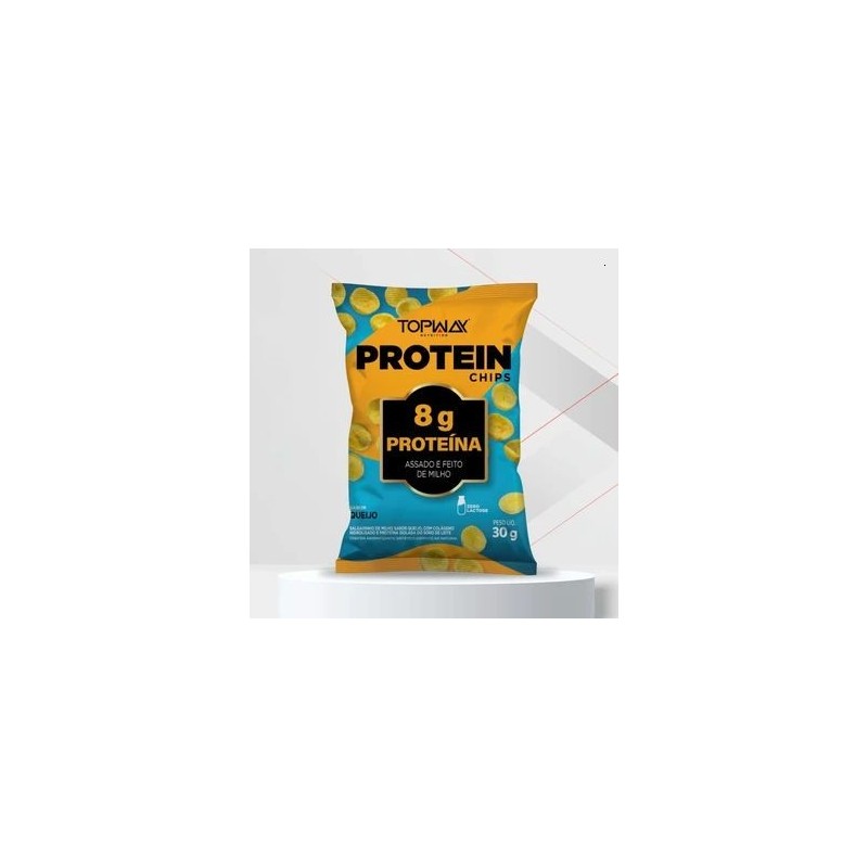 TOPWAY PROTEIN CHIPS QUEIJO 30G CX/10