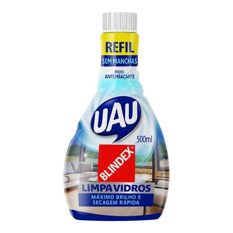 UAU LIMP VIDROS REFIL 500ML CX/12