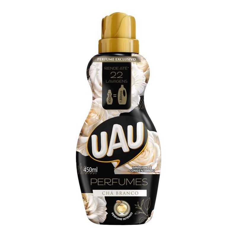 UAU AMAC CONC CHA BRANCO 450ML CX/12