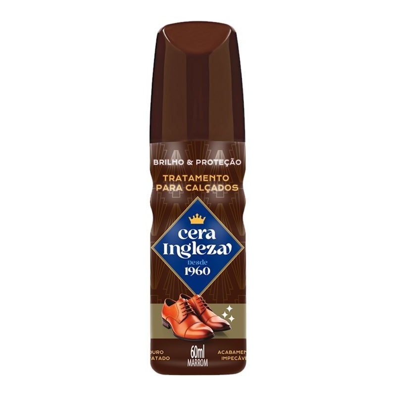 CERA INGLEZA LIQ CALC MARROM 60ML CX/24