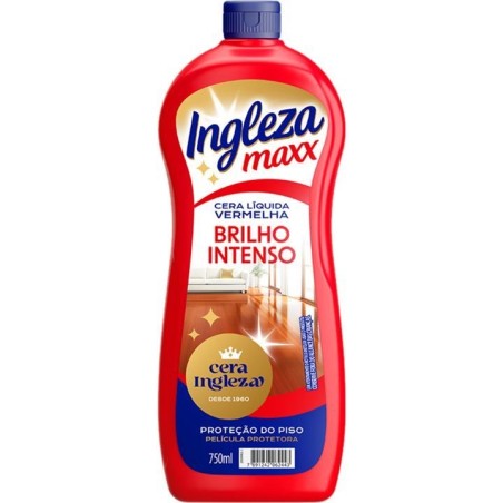 CERA INGLEZA MAX LIQ VERMELH 750ML CX/12