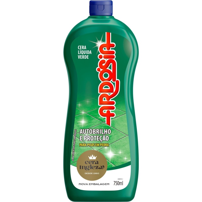 CERA ARDOSIA LIQ VERDE 750ML CX/12