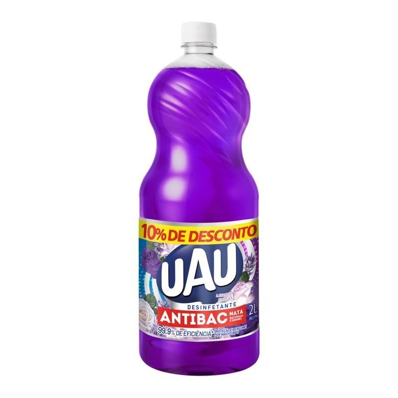 UAU DESINF ANTIB LAVAN/ROSA PROM 2L CX/8
