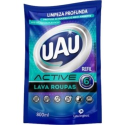 UAU LAVA ROUPAS ACTIVE 800ML CX/18
