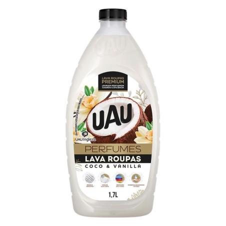 UAU LAVA ROUPAS COCO E VANILLA 1,7L CX/9