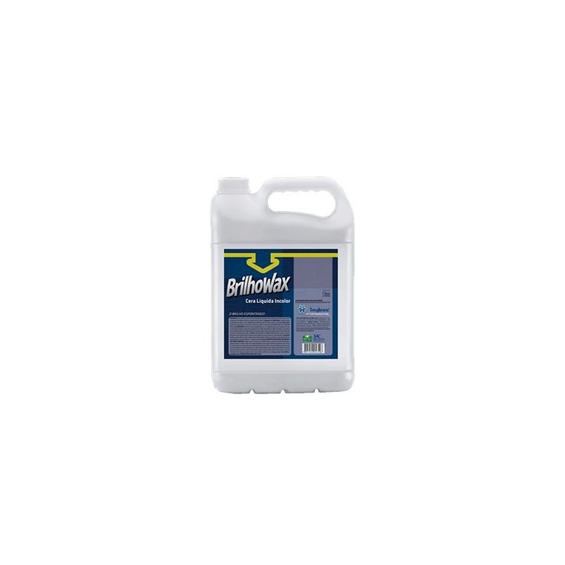 BRILHOWAX CERA LIQUIDA INCOLOR 5L CX/4