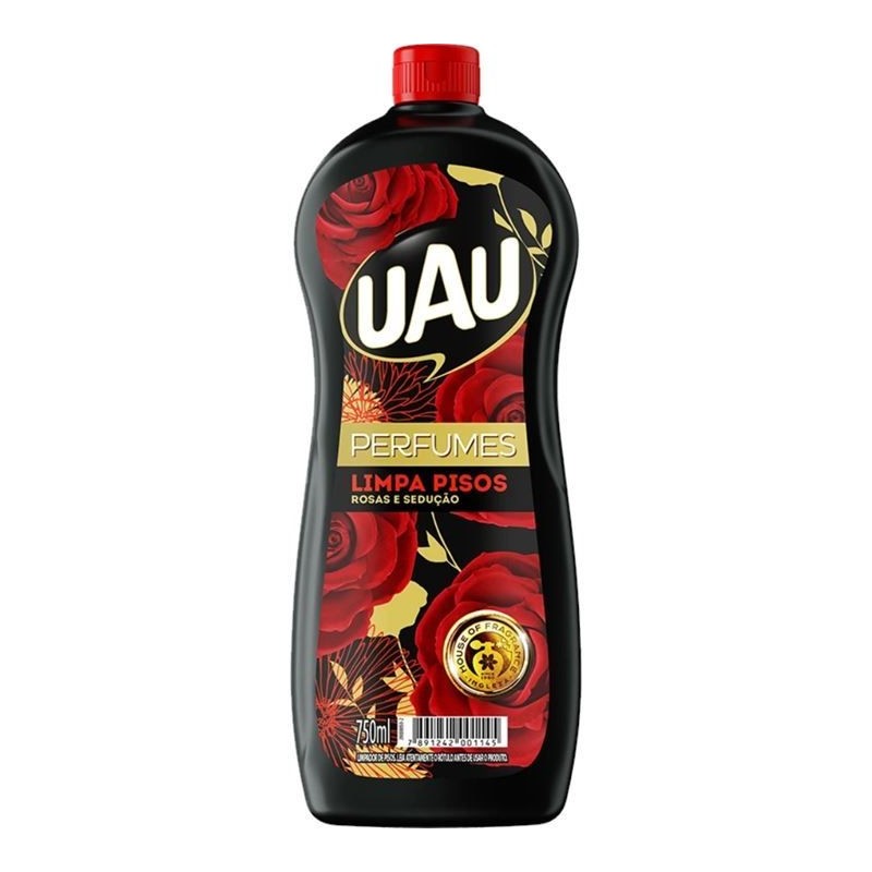 UAU LIMP PISO ROSAS/SEDUCAO 750ML CX/12