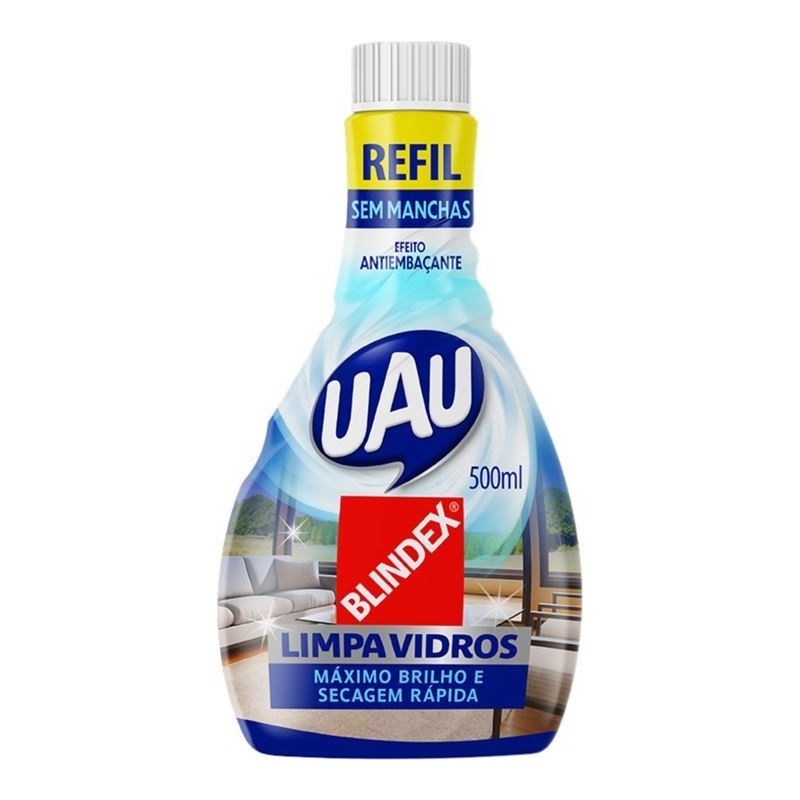 UAU LIMP VIDROS REFIL 500ML CX/12