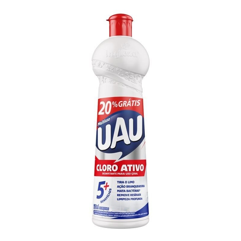 UAU MULTI CLORO ATIVO PROM 500ML CX/24
